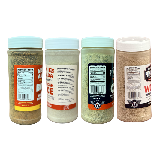 Arnie's Asada Bundle — BOOM!, WOW!, OG & Mexican Rice