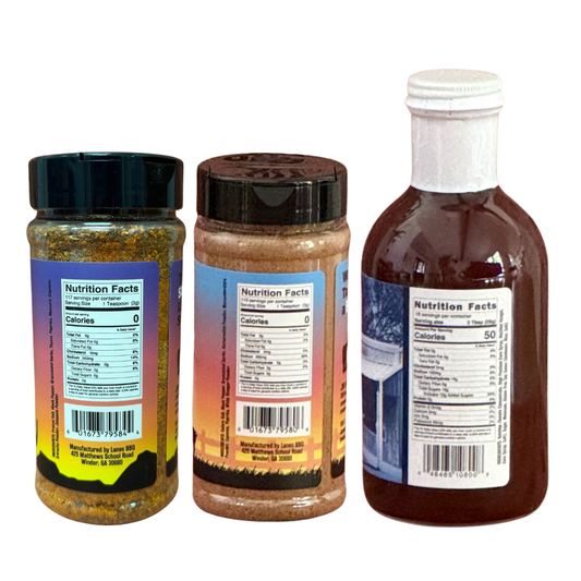 JW's Rub & Sauce Bundle — Texas Sunrise, Texas Sunset & ETX Sweet Sauce
