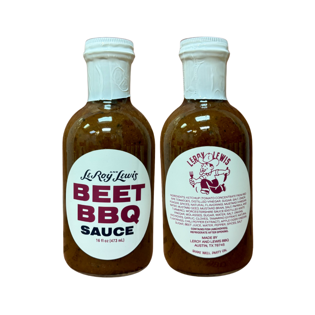 LeRoy and Lewis Sauce 2-Pack — Mustard & Beet BBQ Sauce