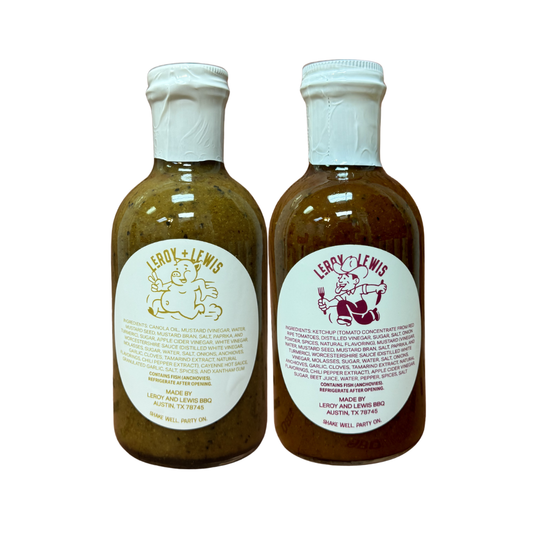 LeRoy and Lewis Sauce 2-Pack — Mustard & Beet BBQ Sauce