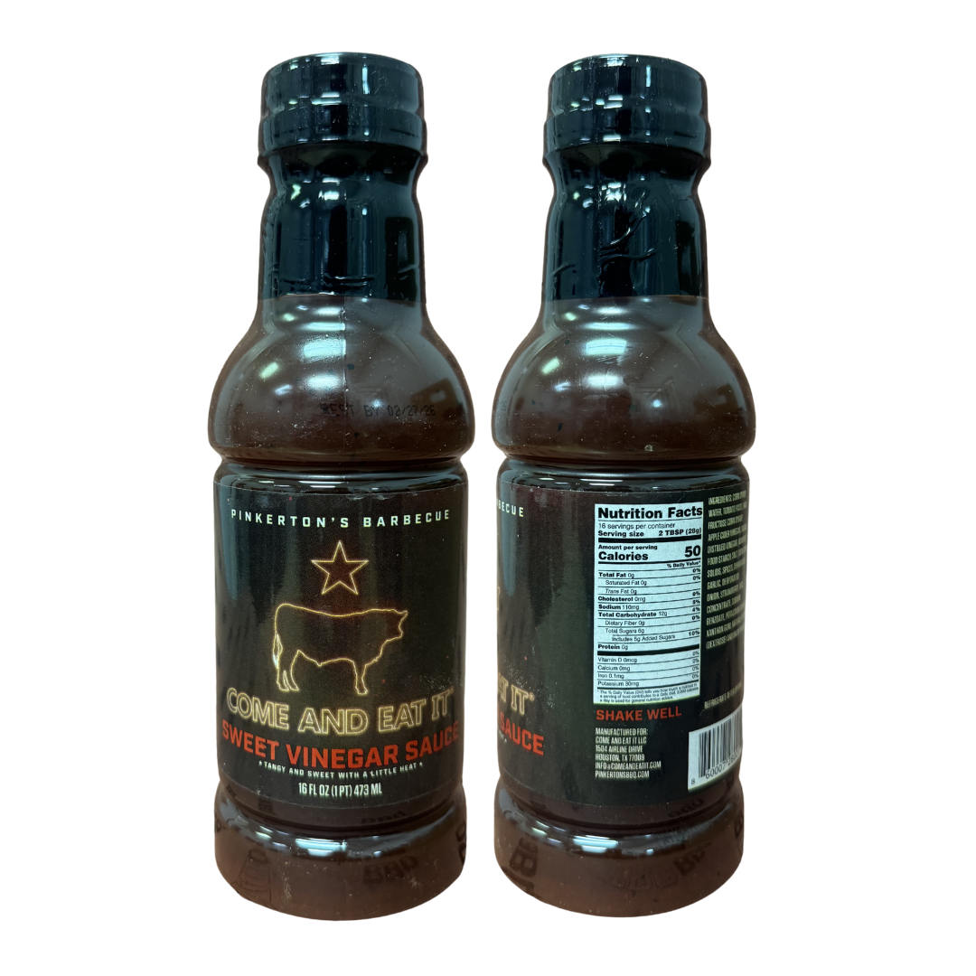 Pinkerton's Sweet Vinegar Sauce — Honey Sweetness Meets Tangy Vinegar