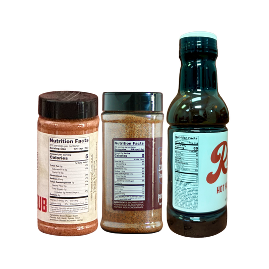 Pork Perfection Bundle — Terry Black's & Zavala's Pork Rubs + Ribbee's Hot Honey