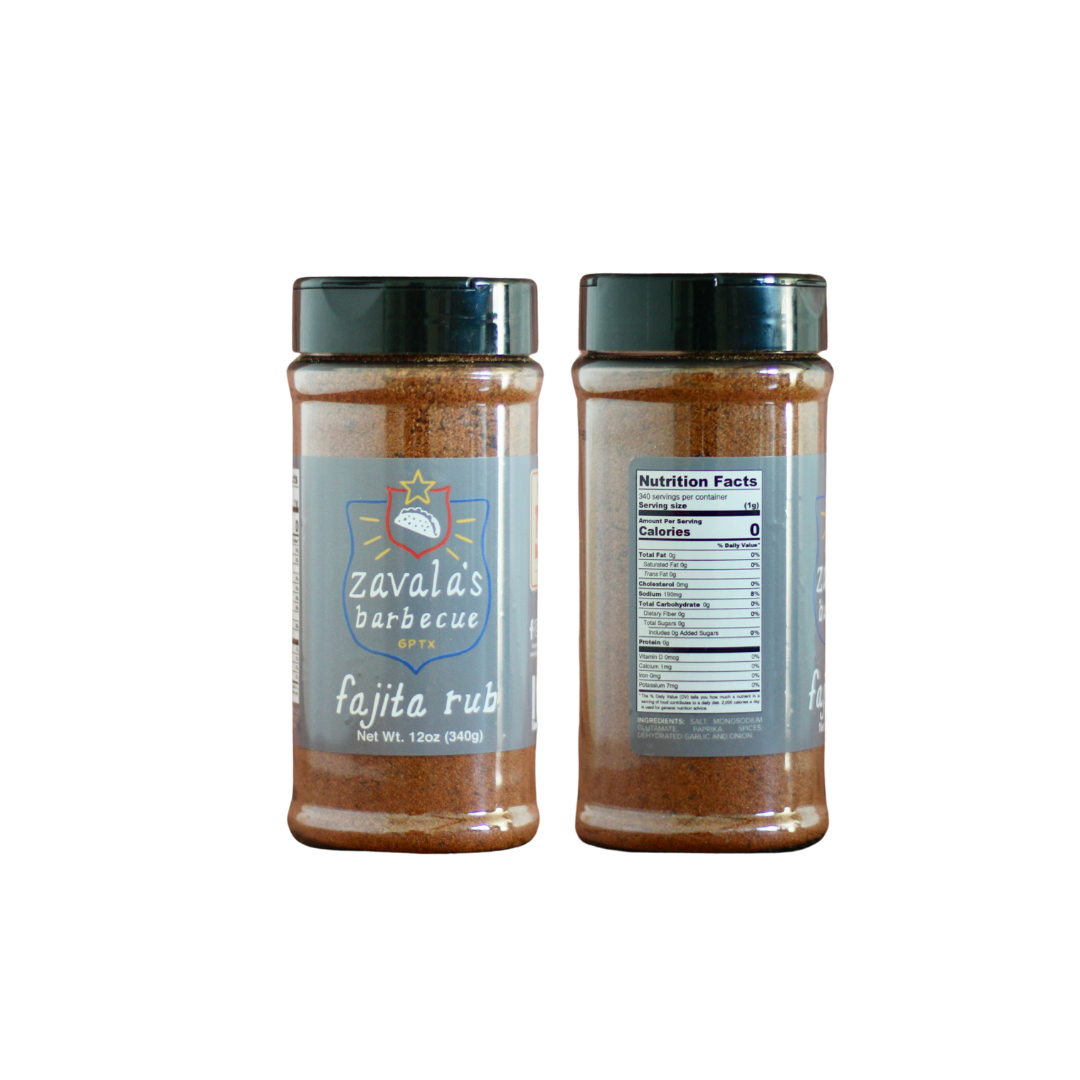 Zavala's Barbecue Fajita Rub