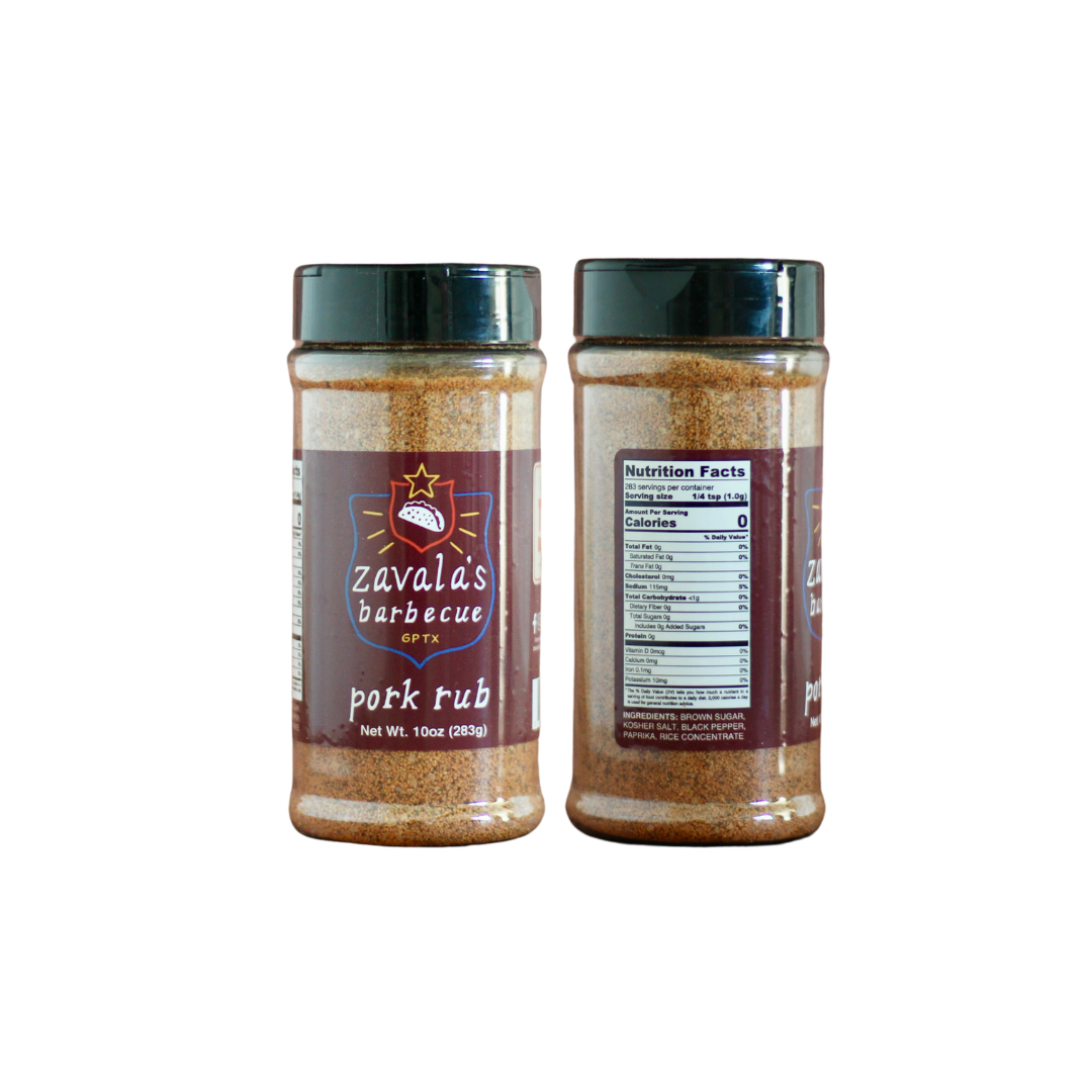 Zavala's Barbecue Pork Rub