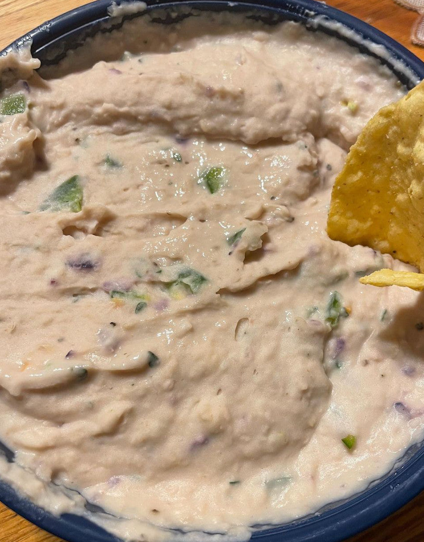 Smoked white bean dip
