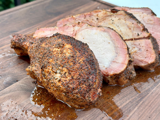 Smoked pork loin roast