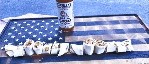 Chicken salad pinwheels