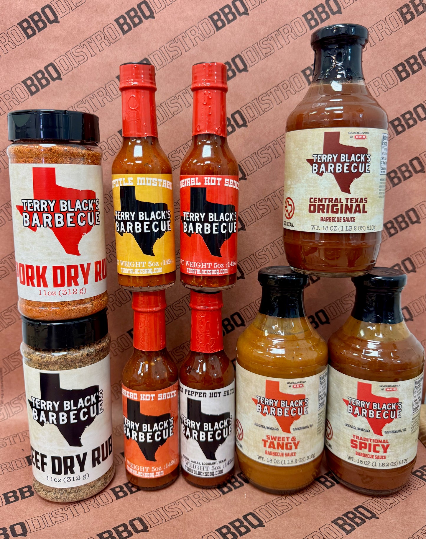 Terry Black's BBQ Hot Sauce 9 Pack Bundle of Fun! image 0