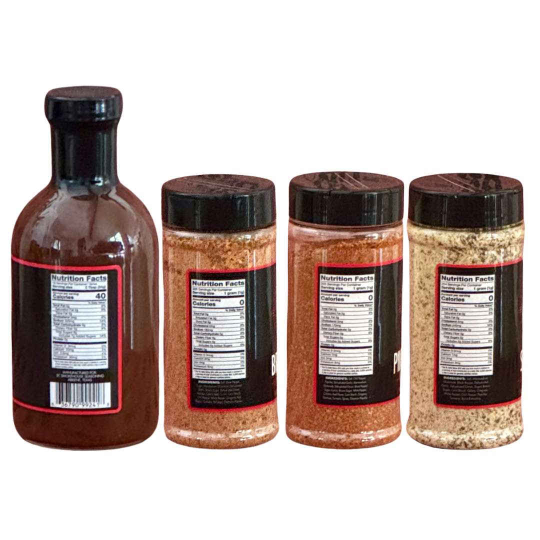 5C SmokeHouse 4-Pack — 3 Rubs + BBQ Sauce