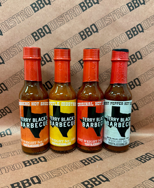 Terry Black's BBQ Hot Sauce 4 Pack Bundle of Fun! image 0