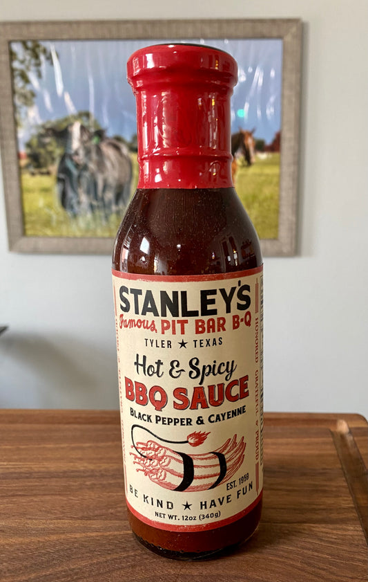 Stanley’s Famous Pit Bar B-Q Hot & Spicy Black Pepper and Cayenne Sauce image 0