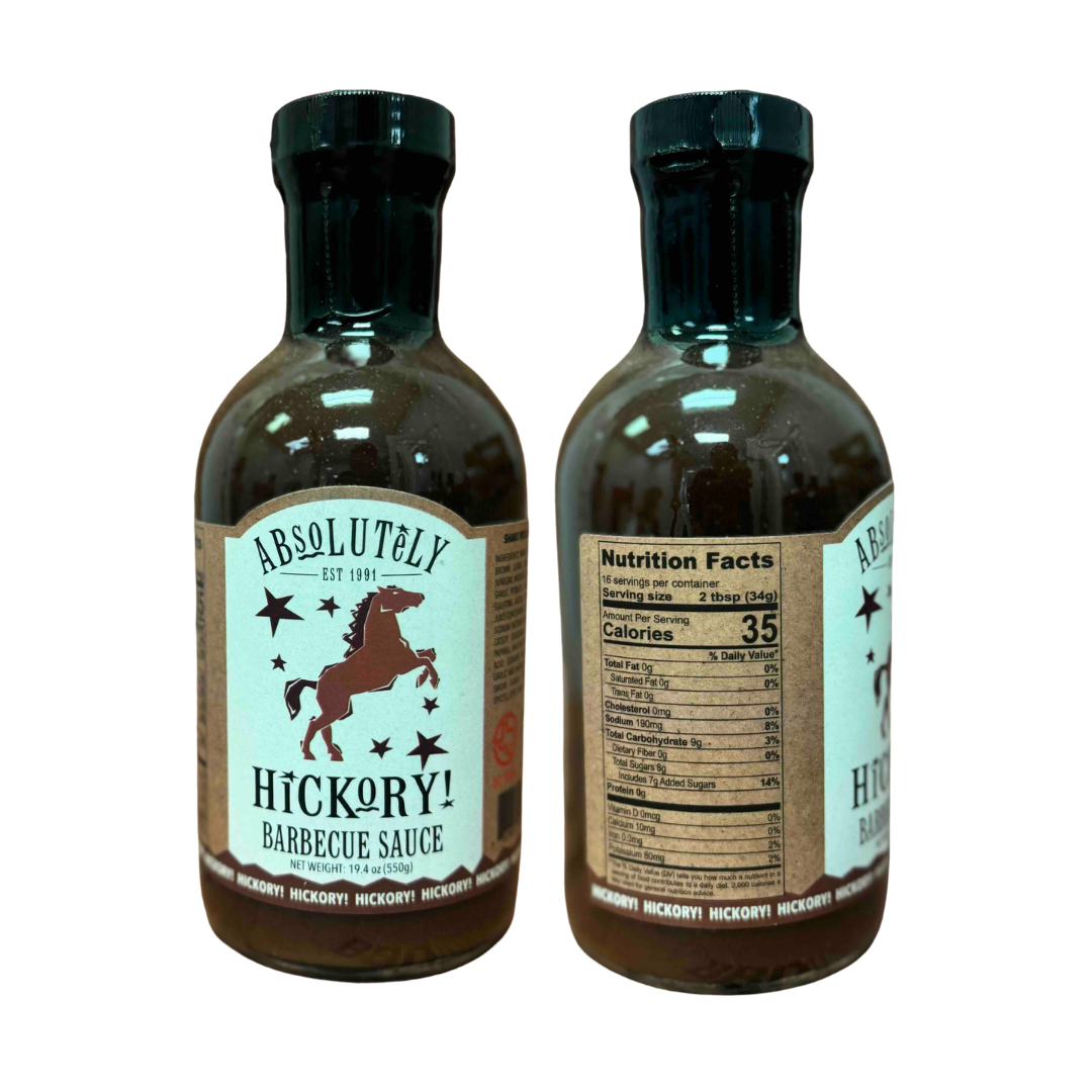 Absolutely Wild Barbecue Sauce 5-Pack — Hot, Medium, Mesquite, Hickory & Honey