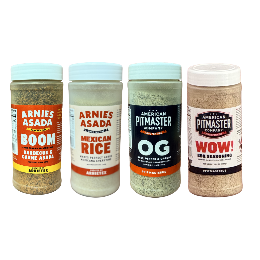 Arnie's Asada Bundle — BOOM!, WOW!, OG & Mexican Rice