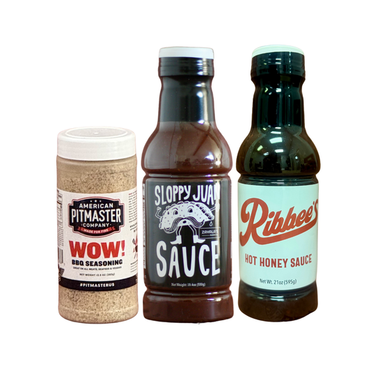 Backyard Starter Bundle — WOW! Rub, Sloppy Juan & Hot Honey (3-Pack)