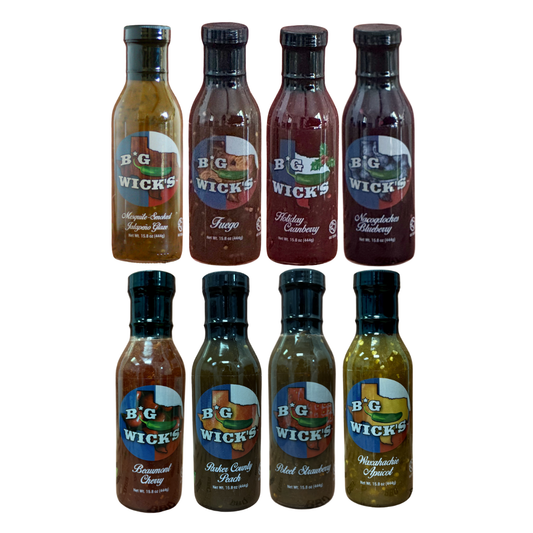 Big Wick's Complete Glaze Collection — All 8 Texas Glazes