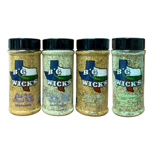 Big Wick's Ranch Quatro — Smoked Jalapeño, Tex-Mex, Texi-Cajun & Picklepeño