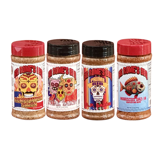 Big Rome's Sazón 4-Pack — Texican-Style BBQ Seasonings