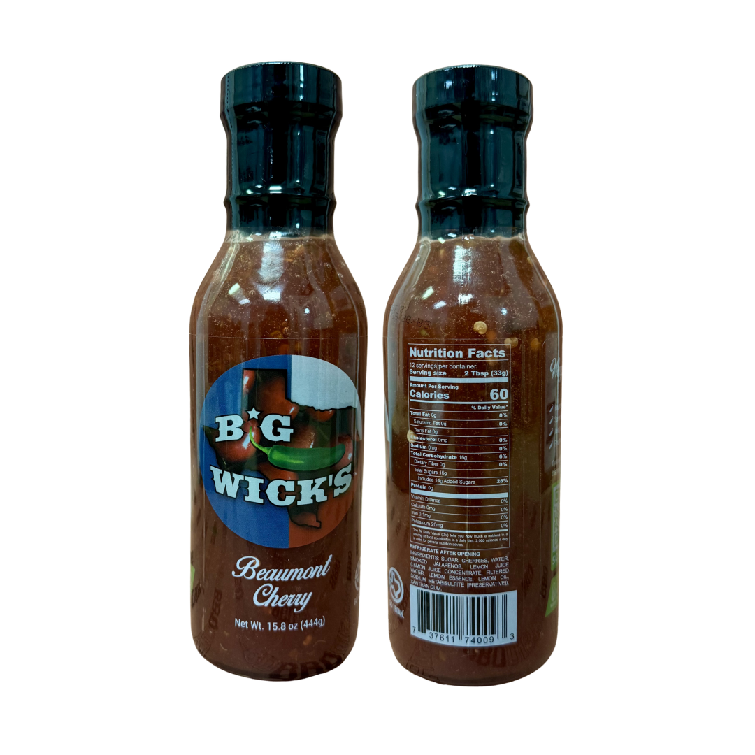 Big Wick's Beaumont Cherry Glaze — Smoked Jalapeño Cherry