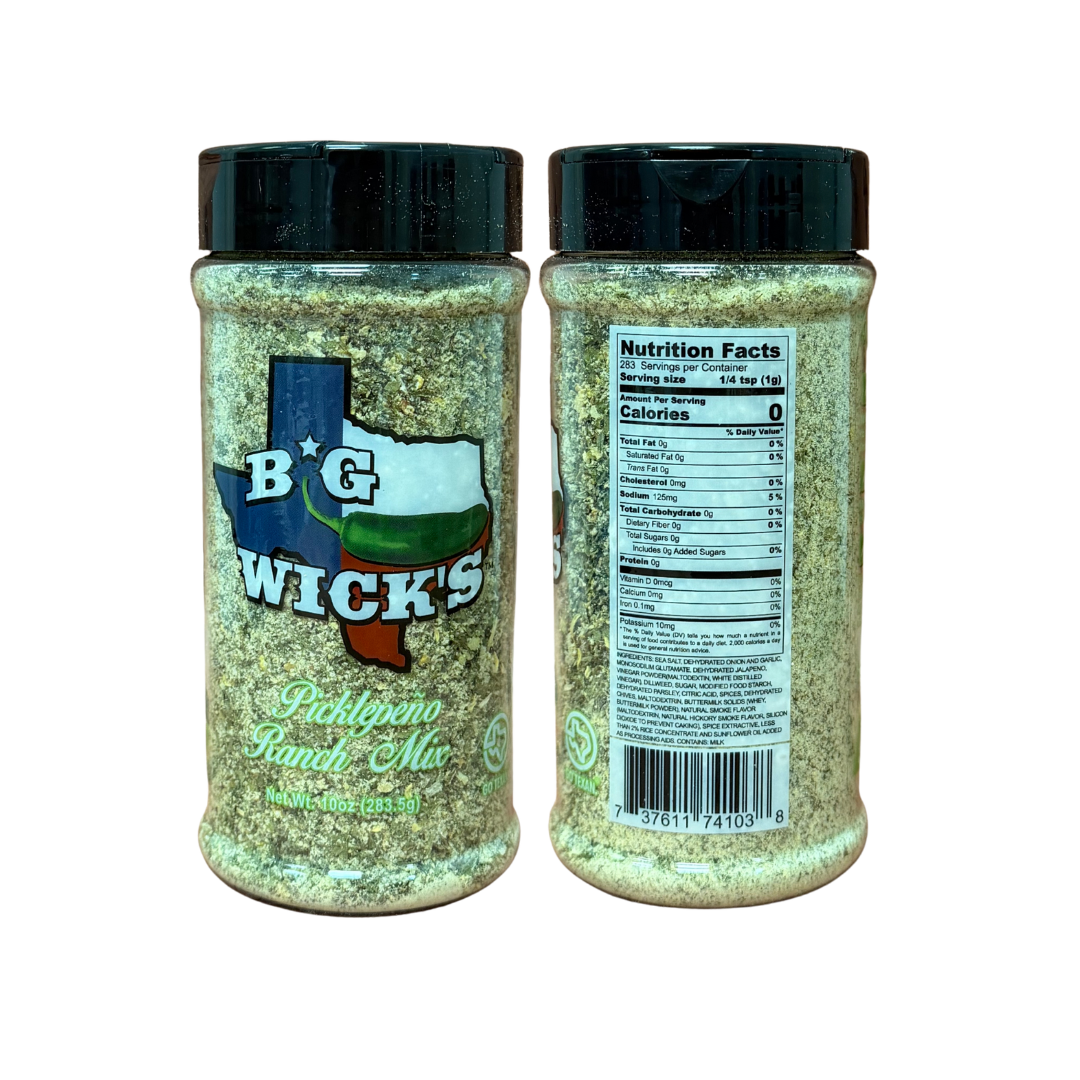 Big Wick's Picklepeño Ranch Mix — Dill Pickle & Jalapeño Ranch