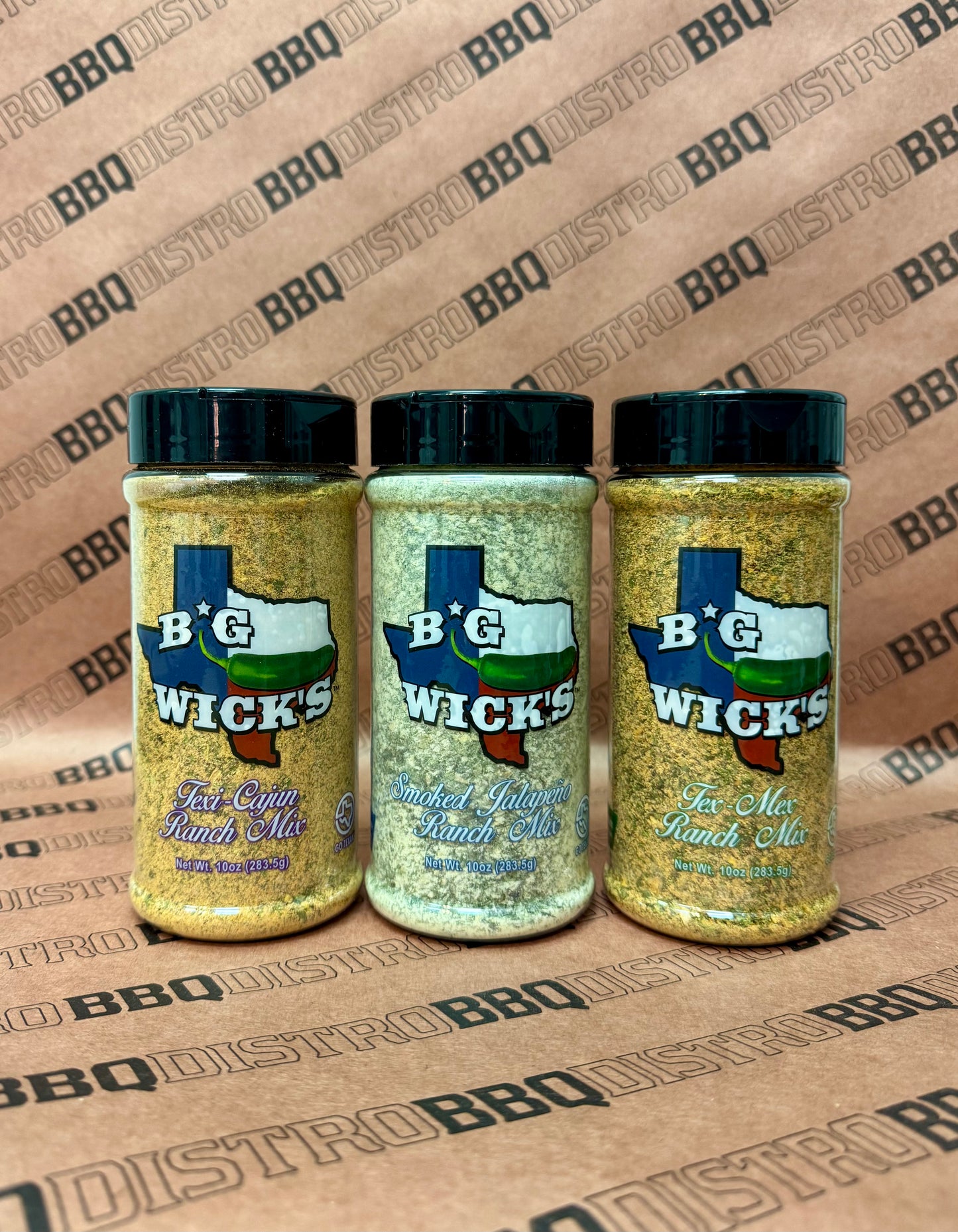 Big Wick's Ranch Trio Bundle — Smoked Jalapeño, Tex-Mex & Texi-Cajun