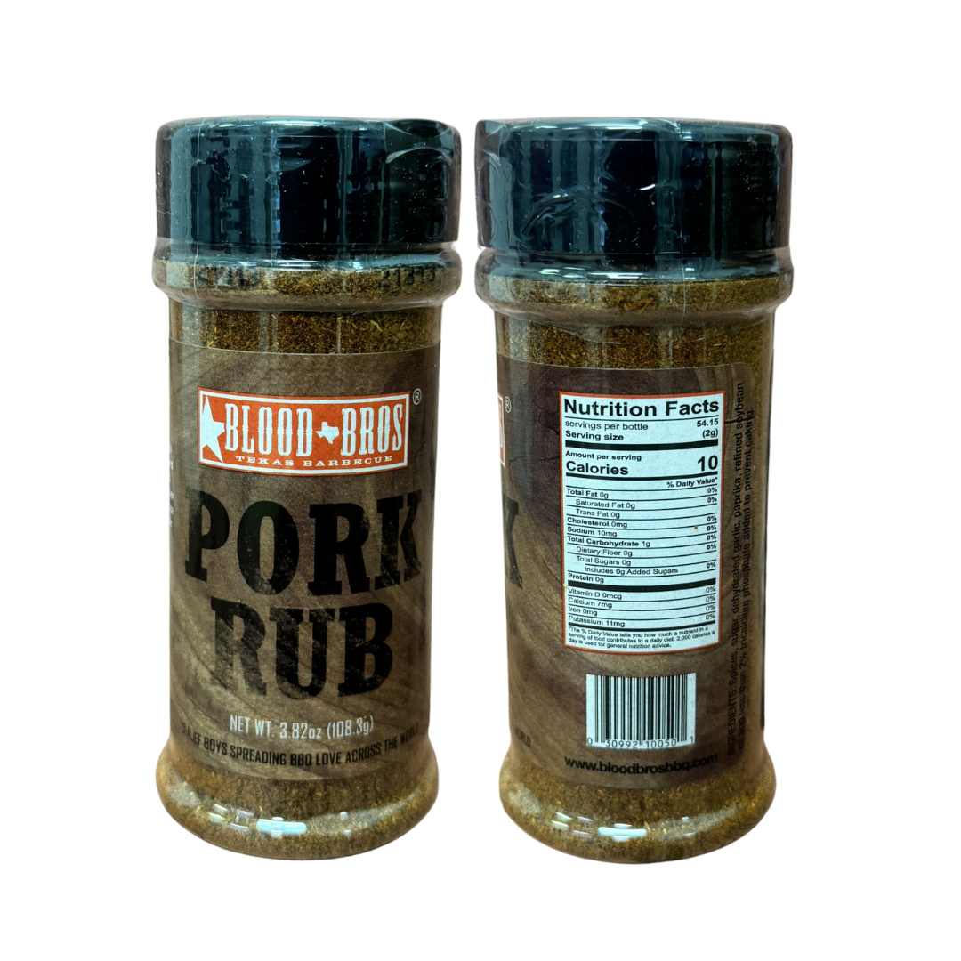 Blood Bros. 4-Pack — 3 Rubs + S.W.A.T. Sauce from Houston's Award-Winning Pit