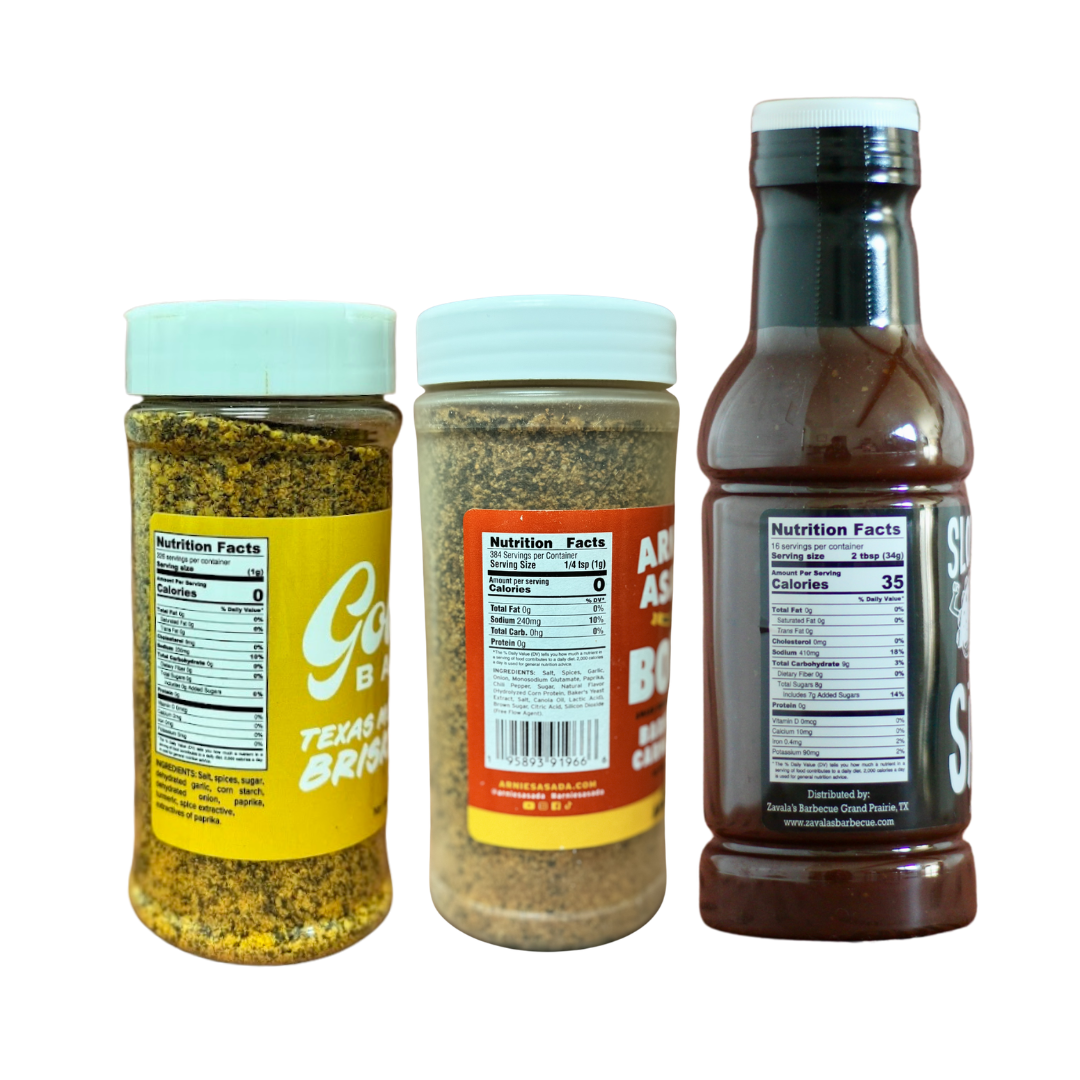 Brisket Boss Bundle — Goldee's Brisket Rub, ArnieTex BOOM! & Zavala's Sloppy Juan
