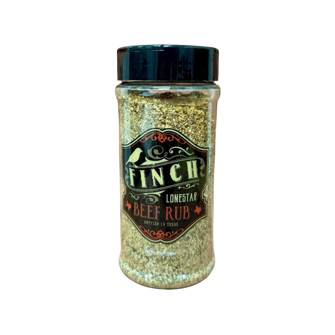 Finch BBQ Lonestar Beef Rub — Texas-Style Brisket & Beef Seasoning