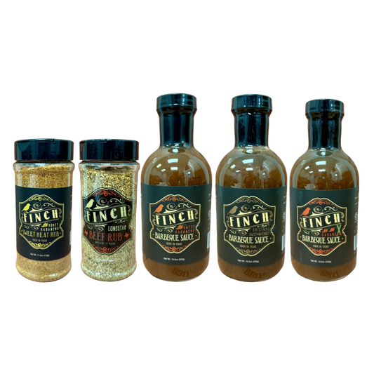 Finch BBQ 5-Pack — Complete Rub & Sauce Collection