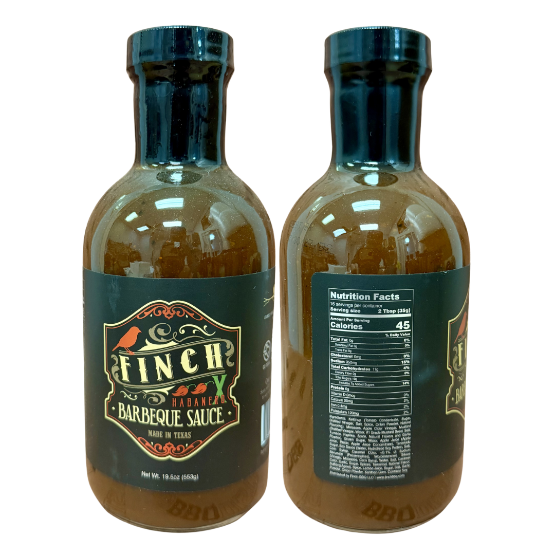 Finch Habanero X BBQ Sauce — Maximum Texas Heat