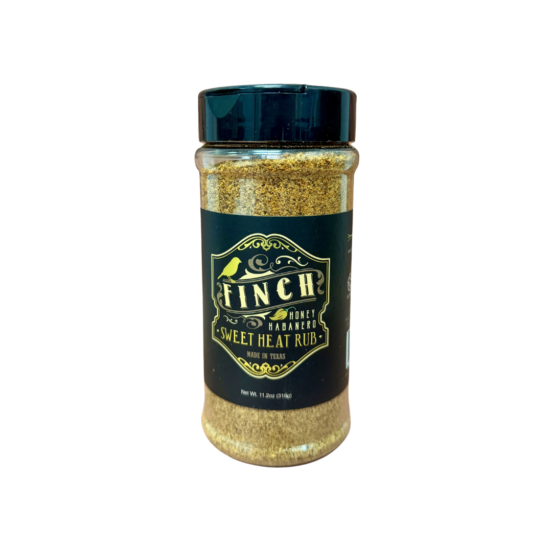 Finch BBQ Honey Habanero Sweet Heat Rub — Sweet Meets Habanero