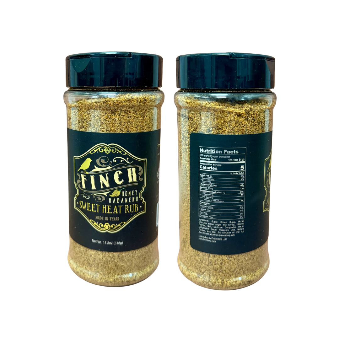 Finch BBQ Honey Habanero Sweet Heat Rub — Sweet Meets Habanero