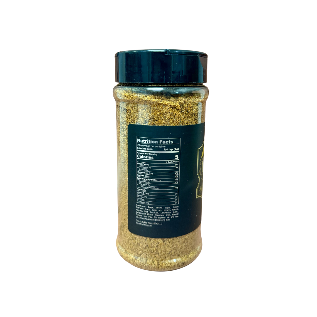 Finch BBQ Honey Habanero Sweet Heat Rub — Sweet Meets Habanero