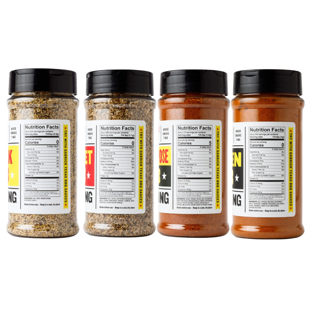 Gabrick BBQ Rub Bundle — Brisket, Pork, Chicken & All-Purpose