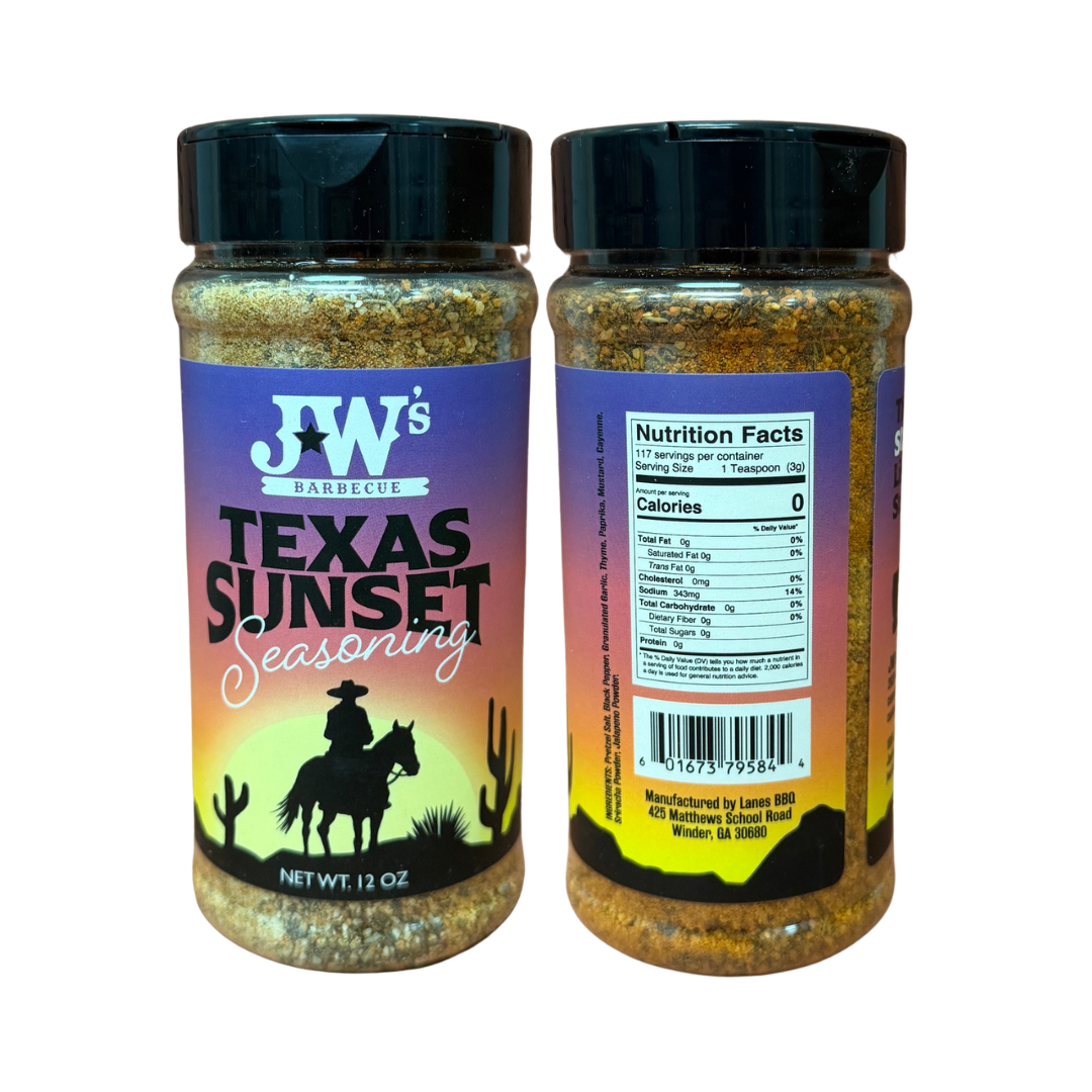 JW's Texas Sunset Seasoning — All-Purpose Rub with a Slow-Building Kick