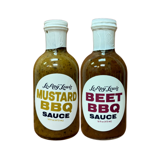 LeRoy and Lewis Sauce 2-Pack — Mustard & Beet BBQ Sauce