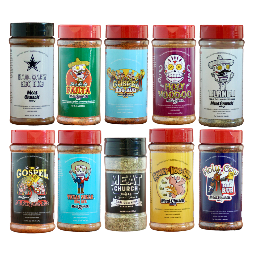 Meat Church 10-Rub Collection — The Complete Lineup