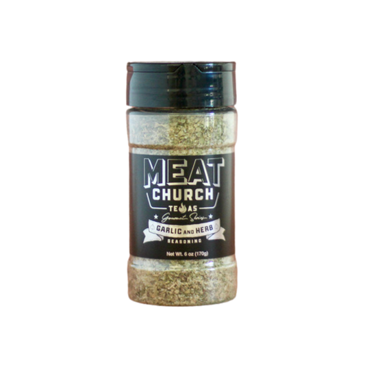 Meat Church Garlic & Herb Seasoning — All-Purpose Rub