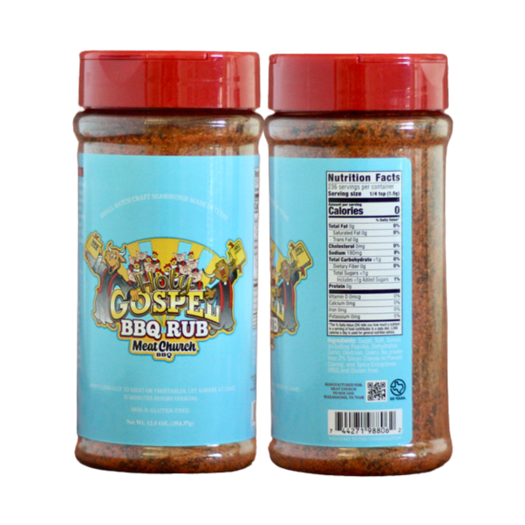 Meat Church Holy Gospel BBQ Rub — All-Purpose with a Kick