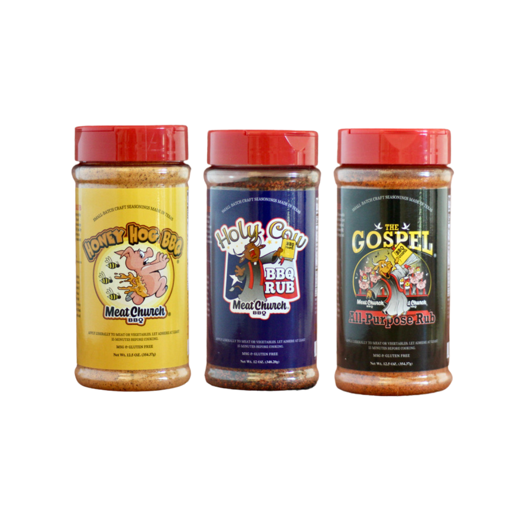 Meat Church Starter Pack — Honey Hog, Holy Cow & The Gospel