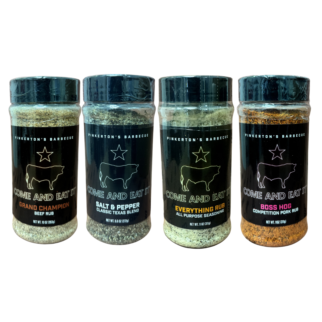 Pinkerton's 4-Rub Bundle — Award-Winning Texas BBQ Seasonings