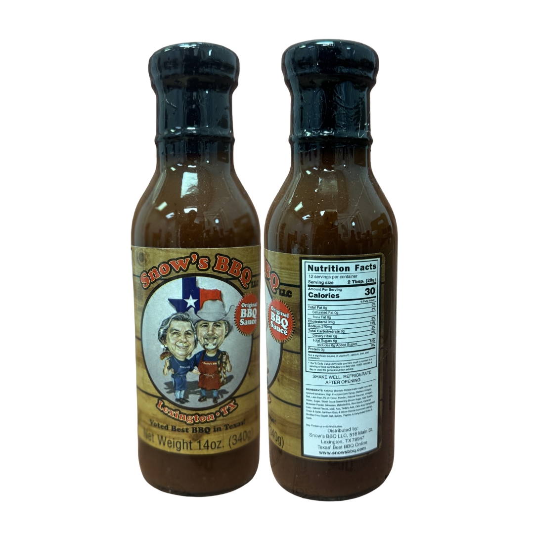 Snow's Original BBQ Sauce — Texas's #1 BBQ, Bottled