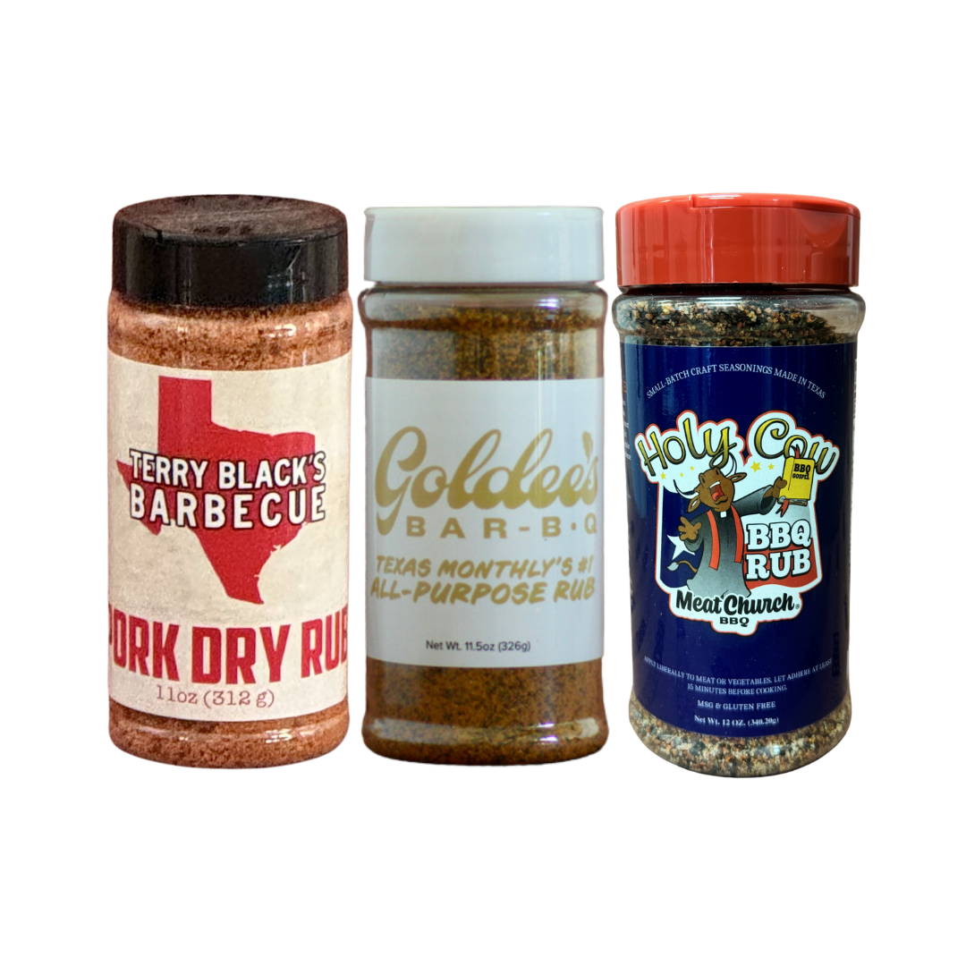 Texas Legends Trio — Terry Black's, Goldee's & Meat Church Holy Cow