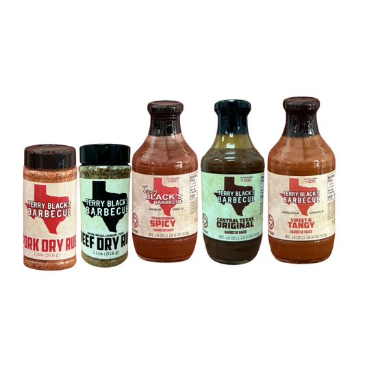 Terry Black's Bundle — Beef Rub, Pork Rub & 3 Texas BBQ Sauces