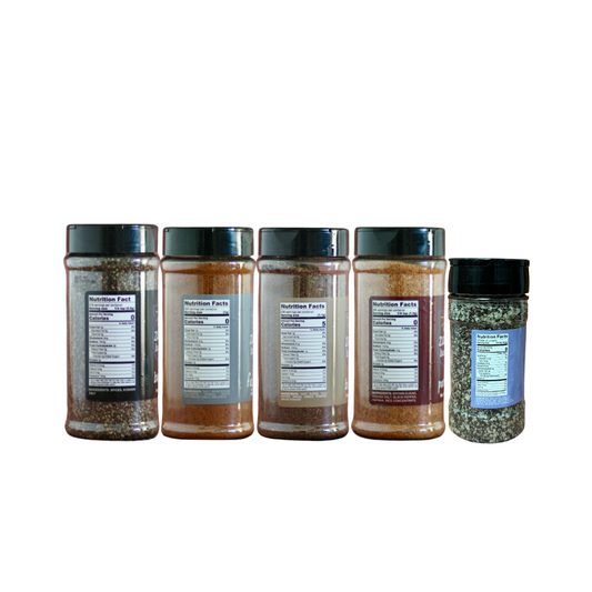 Zavala's Rub Bundle 5-Pack — 4 Signature Rubs + Beer Salt