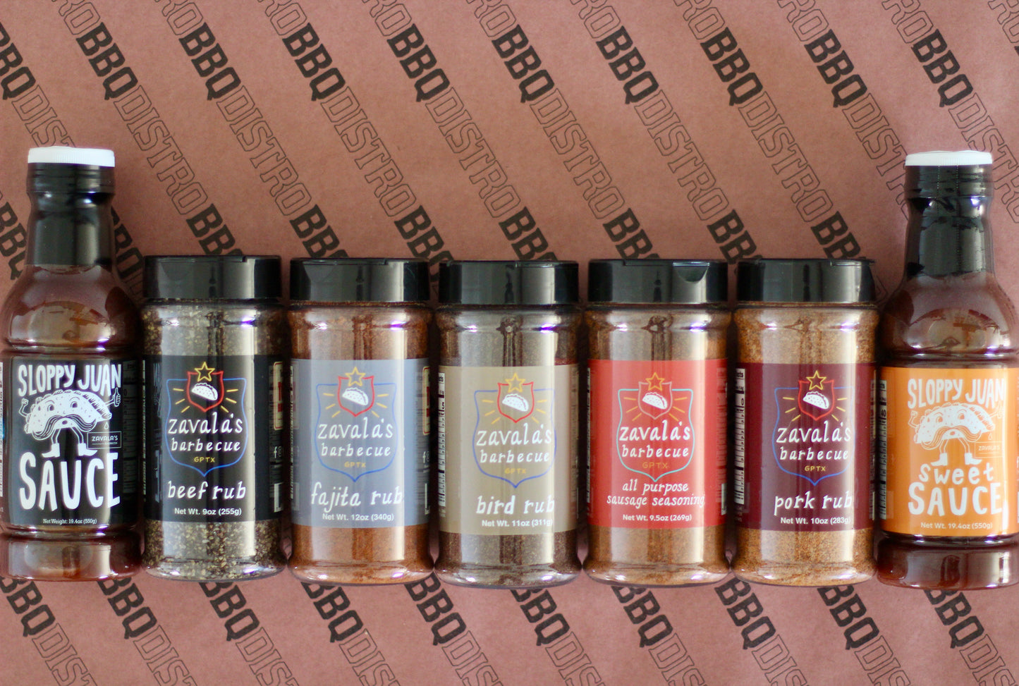 Zavala's Barbecue Backyard Bundle 7 Pack
