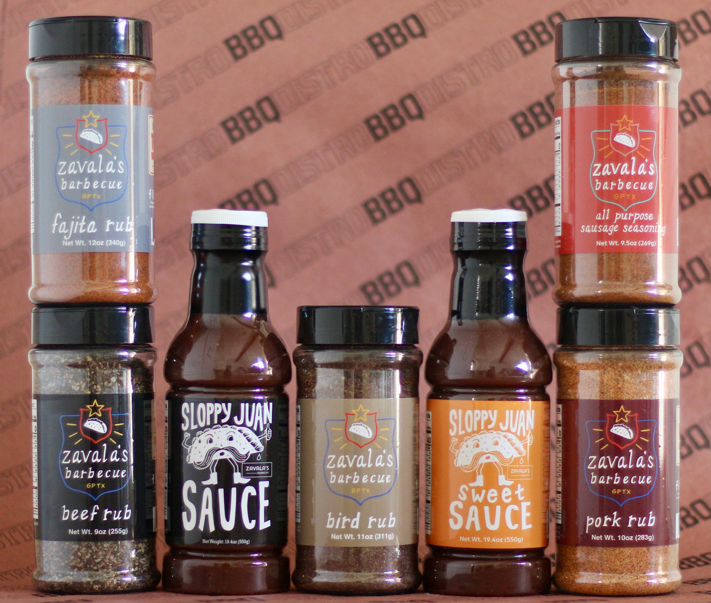Zavala's Barbecue Backyard Bundle 7 Pack