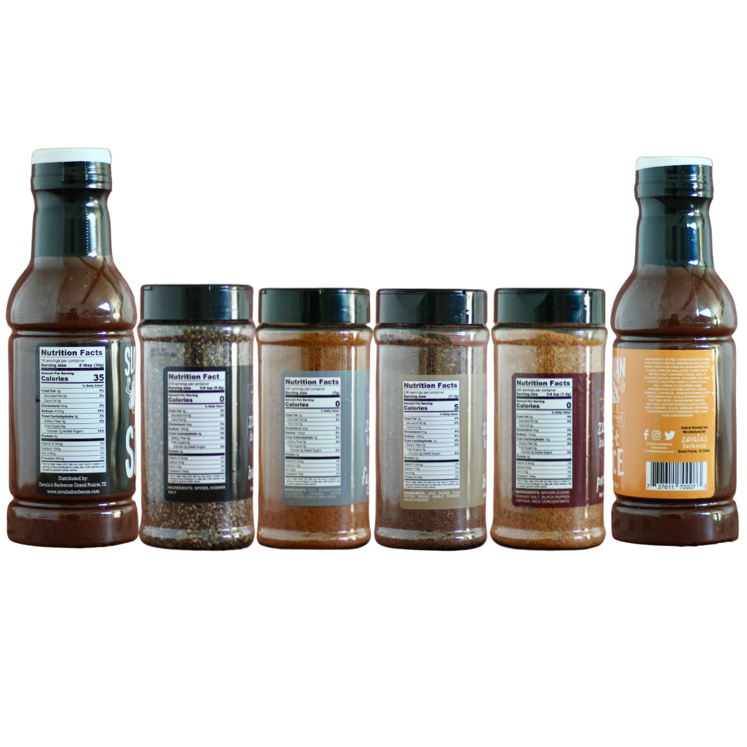 Zavala's Barbecue Backyard Bundle 7 Pack