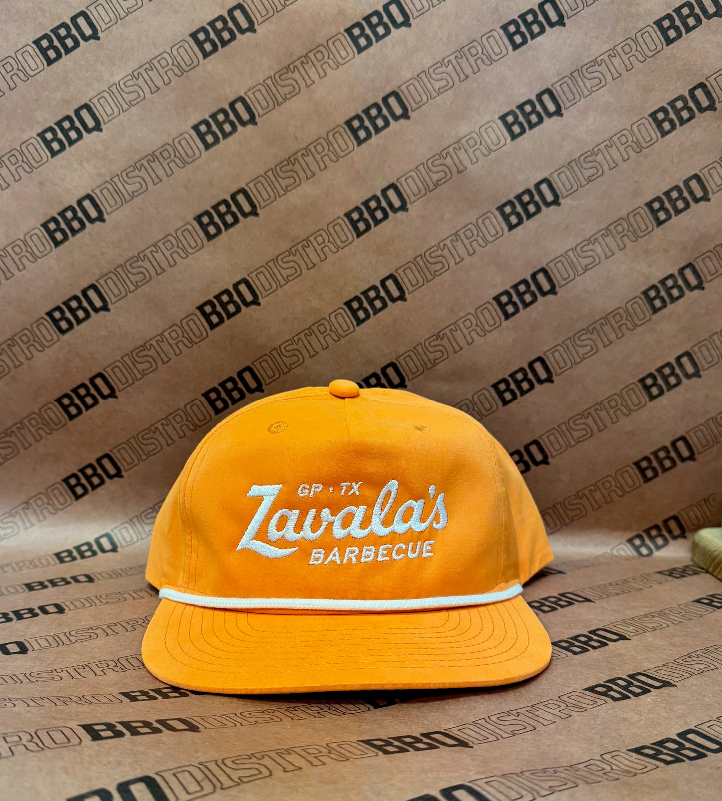 Zavala's Barbecue Rope Hat, Orange image 0