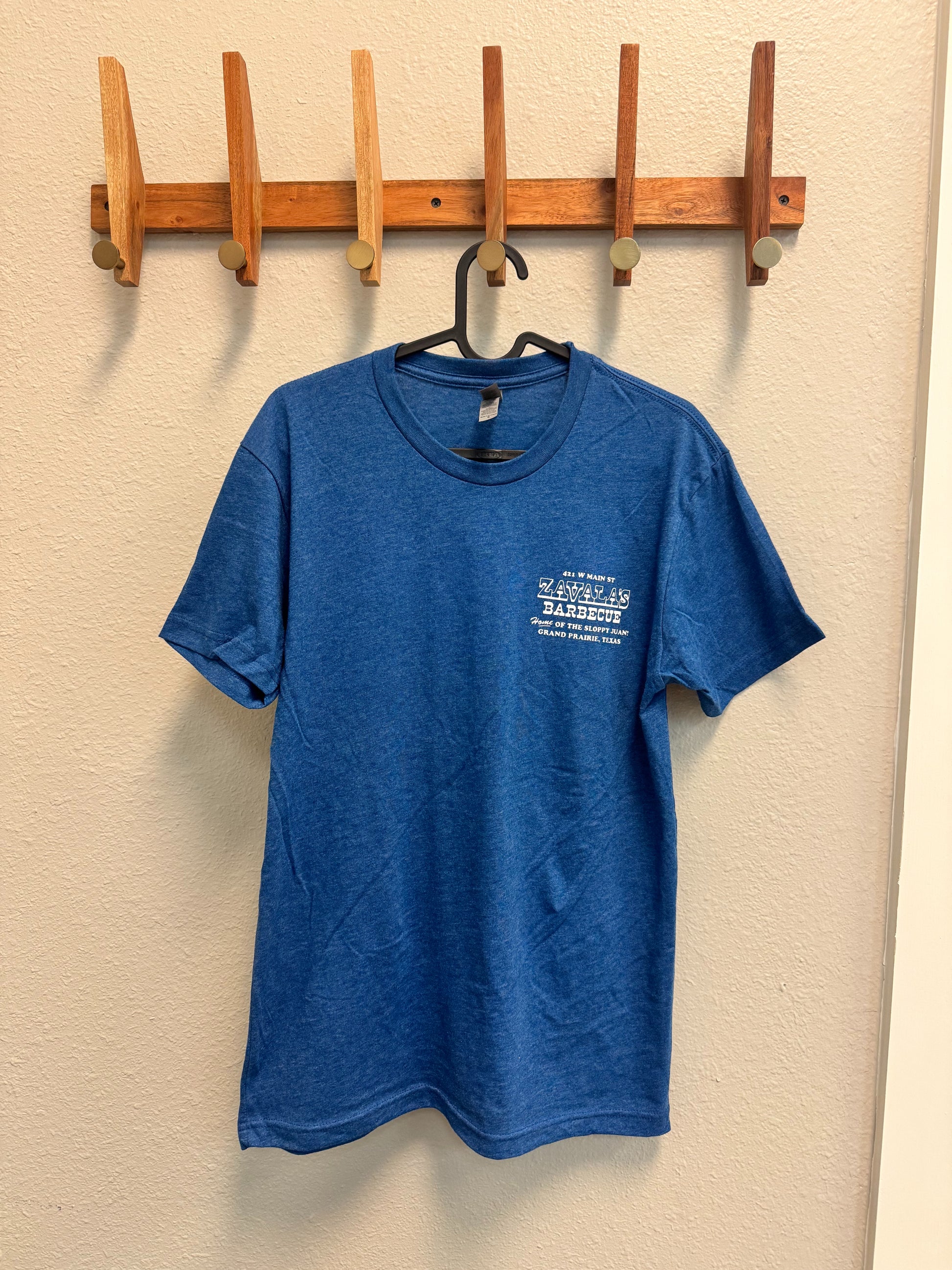 Blue Zavala's Barbecue T-shirt image 0
