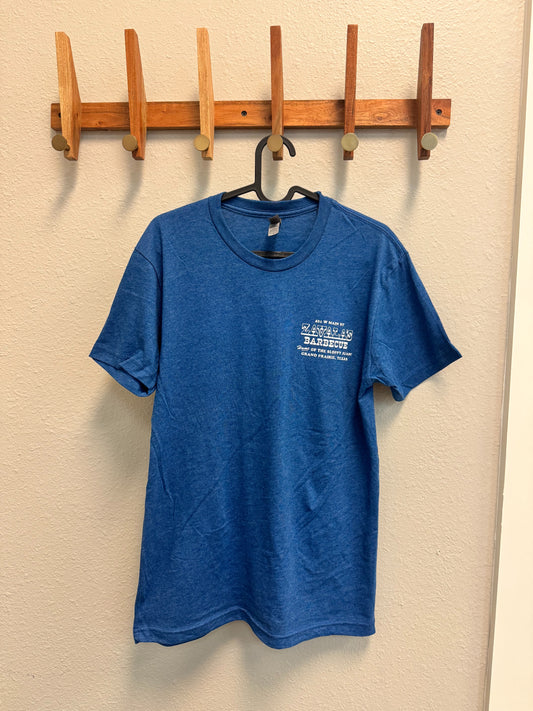 Blue Zavala's Barbecue T-shirt image 0